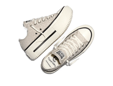 Zapatilla Converse Double Stack Mujer Beige
